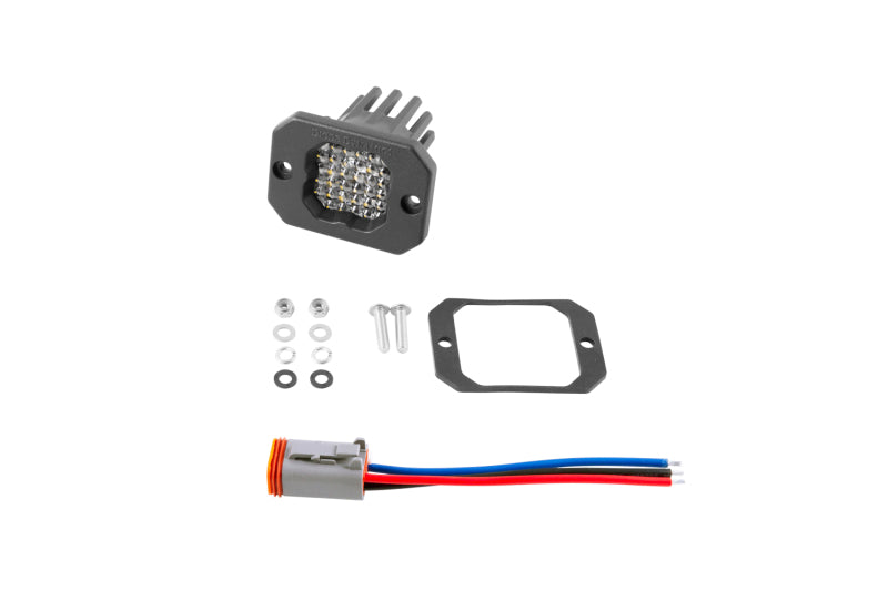 Diode Dynamics Stage Series C1 LED Pod Sport - White Flood Flush RBL Each-thumbmail-6
