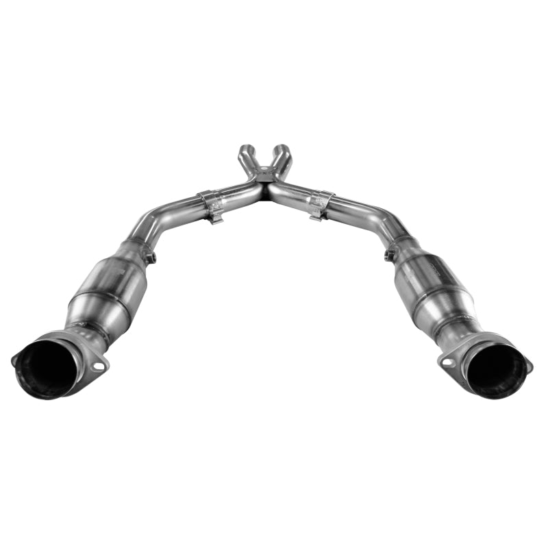 Kooks 05-10 Ford Mustang GT 4.6L 3V Auto/Manual 2 1/2in x 2 1/2in OEM Cat X Pipe Kooks HDR Req-thumbmail-3
