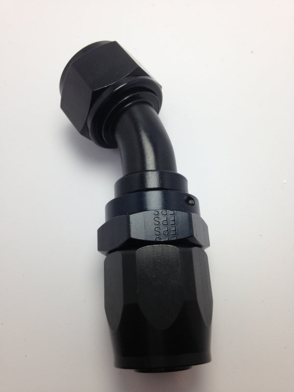 Fragola -10AN Fem x -8AN Hose 30 Degree Reducing Hose End - Black-thumbmail-1
