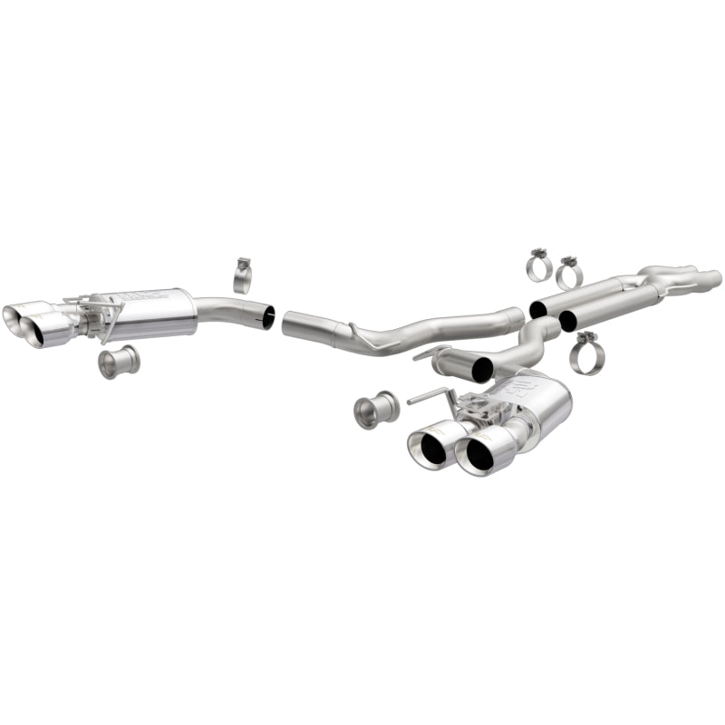 MagnaFlow SYS Cat-Back 2018 Ford Mustang GT 5.0L Competition Dual Exit Polished 4in Tips-thumbmail-3