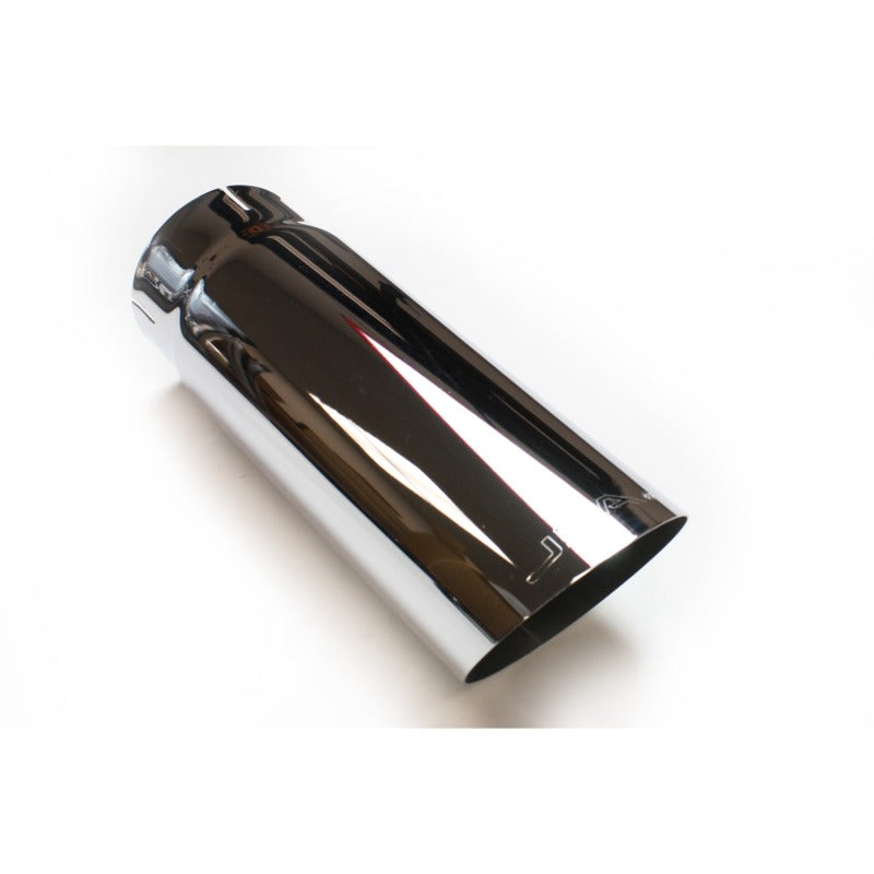 JBA 4in x 4.5in x 12in Angle Cut Chrome Plated Exhaust Tip-thumbmail-1