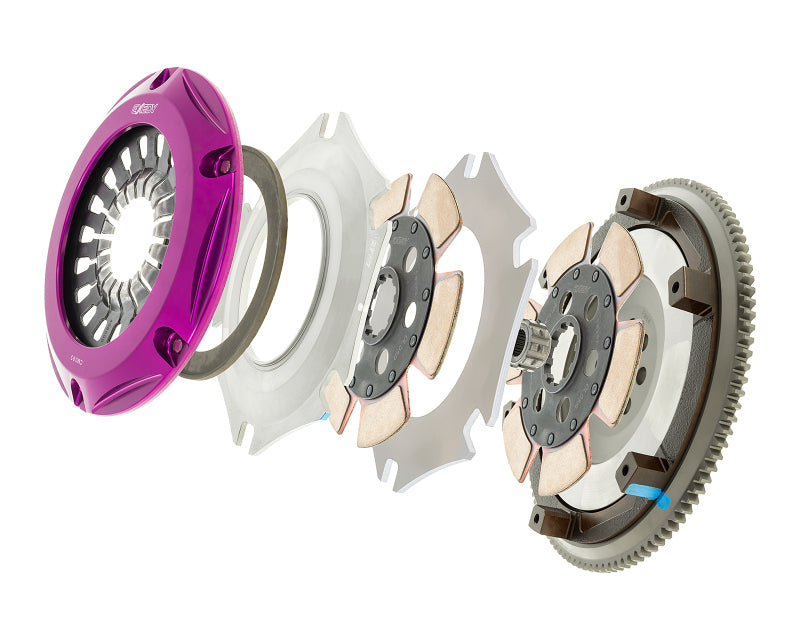 Exedy 2000-2009 Honda S2000 L4 Hyper Twin Cerametallic Clutch Rigid Disc Pull Type Cover-thumbmail-2