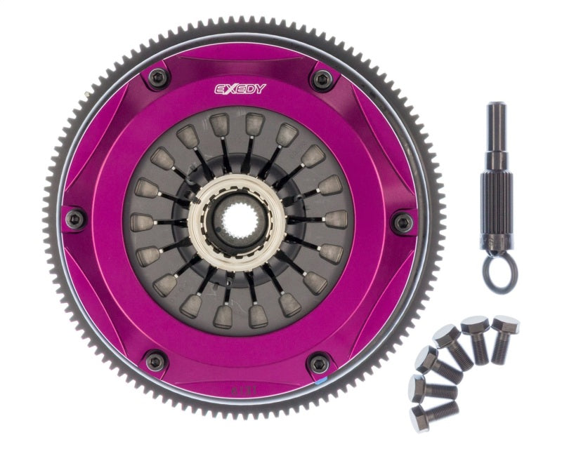 Exedy 1999-2002 Nissan Skyline GTR L6 Hyper Twin Cerametallic Clutch Sprung Center Disc Pull Type-thumbmail-3