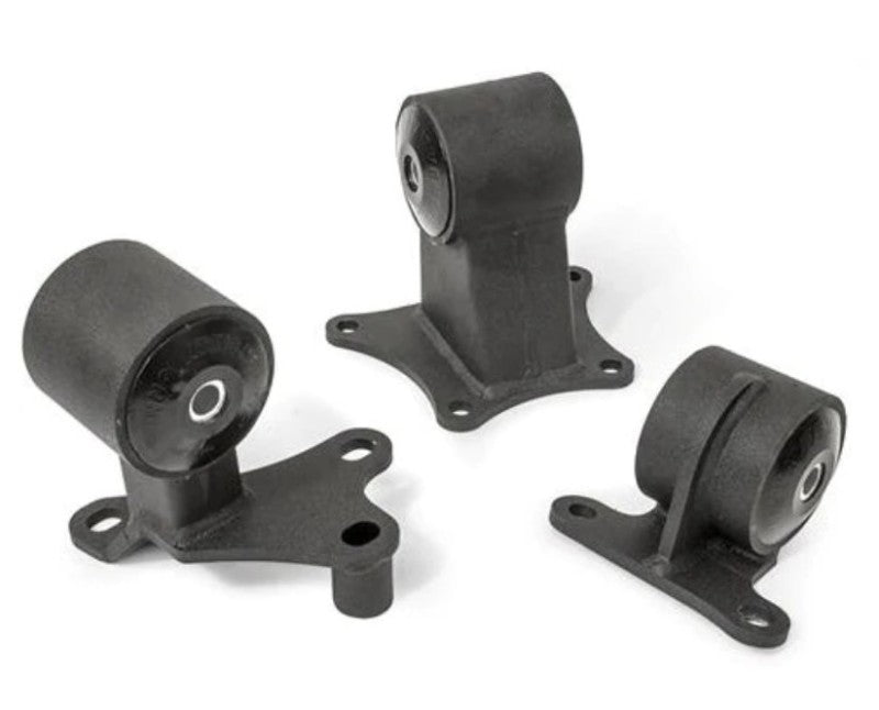 Innovative 90-93 Accord F-Series Black Steel Mounts 75A Bushings (Auto to Manual)-thumbmail-1