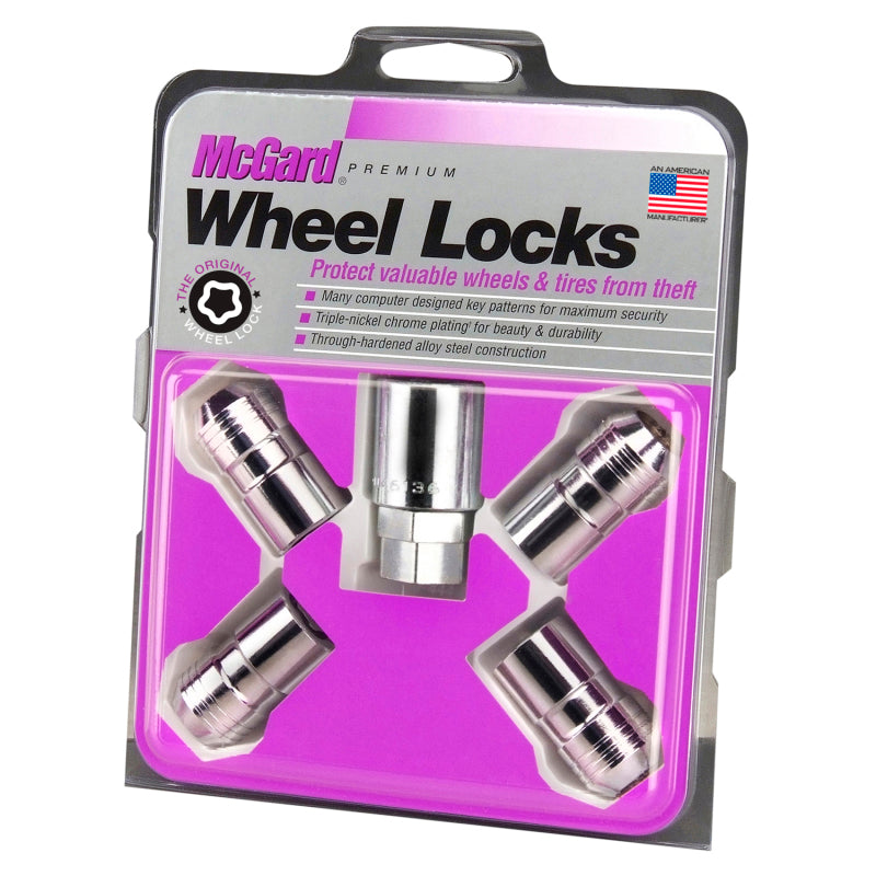 McGard Wheel Lock Nut Set - 4pk. (Cone Seat) M14X1.5 / 21mm & 22mm Dual Hex / 1.639in. L - Chrome-thumbmail-6