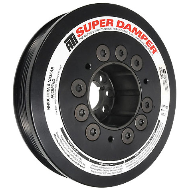 ATI Damper - 6.570in - Steel - 6 Grv - Audi - High HP - Race Version-thumbmail-1