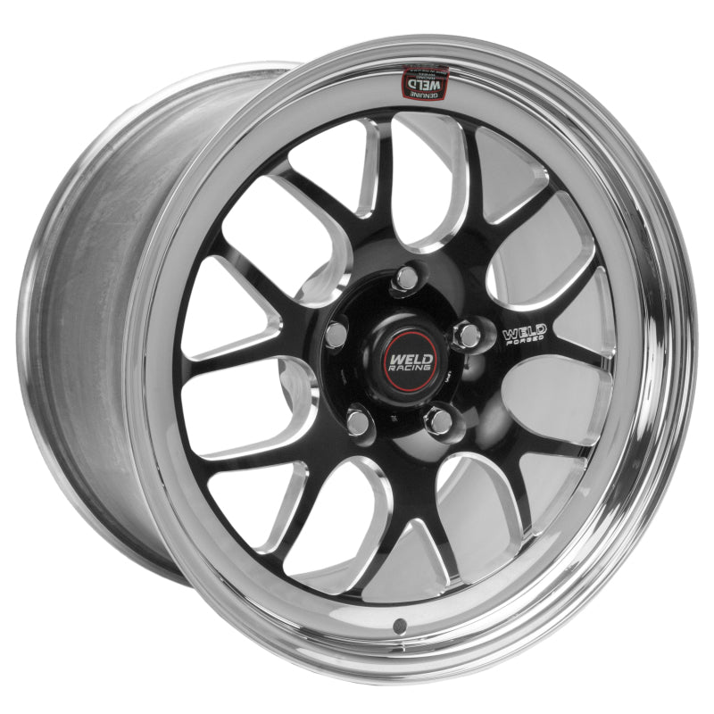 Weld S77 17x9.5 / 5x4.75 BP / 5.2in. BS Black Wheel (High Pad) - Non-Beadlock-thumbmail-1