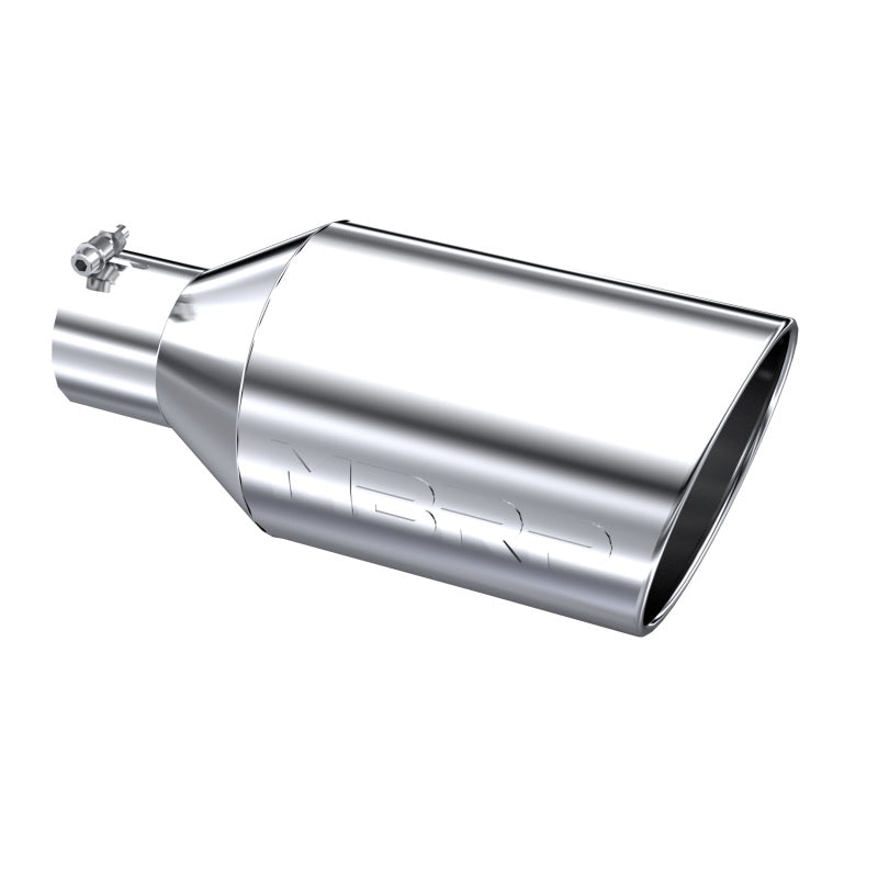 MBRP Universal Tip 8in O.D. Rolled End 4in inlet 18in length T304-thumbmail-2