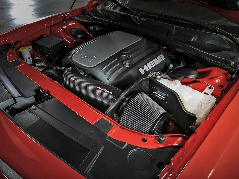 aFe POWER Magnum FORCE Carbon Fiber Stage 2 Track Series Pro Dry S CAIS - 11-18 Dodge Challenger V8-thumbmail-2