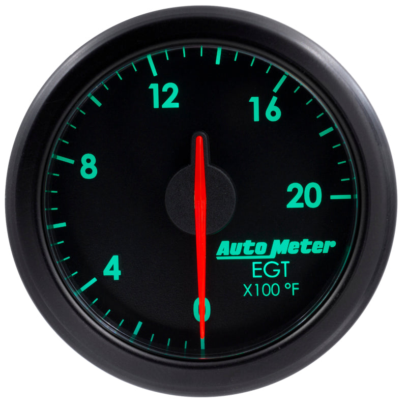 Autometer Airdrive 2-1/16in EGT Gauge 0-2000 Degrees F - Black-thumbmail-4