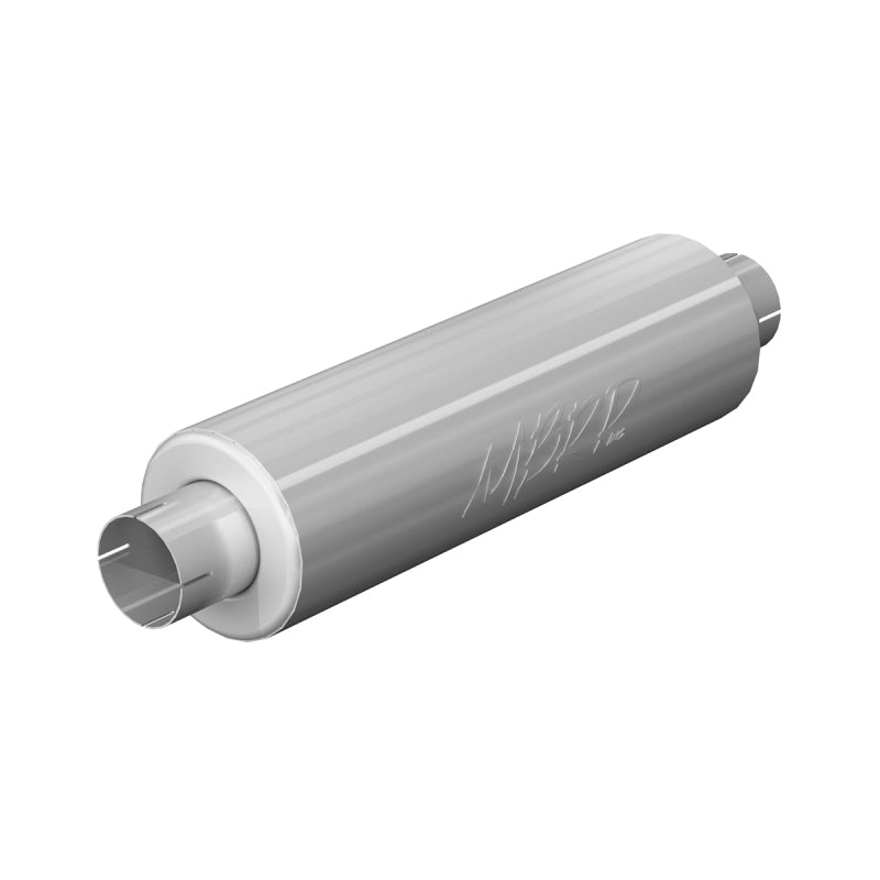 MBRP Universal 3in ID Inlet/Outlet 26in Single AL Mild Tone Muffler (NO DROPSHIP)-thumbmail-2