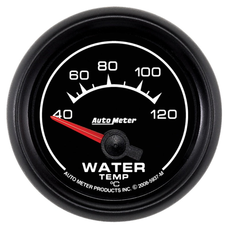 Autometer ES 52mm 40-120 Deg C Short Sweep Electric Water Temperature Gauge-thumbmail-1