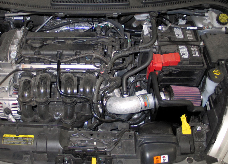 K&N 11-12 Ford Fiesta 1.6L L4 Silver Typhoon Performance Intake-thumbmail-4