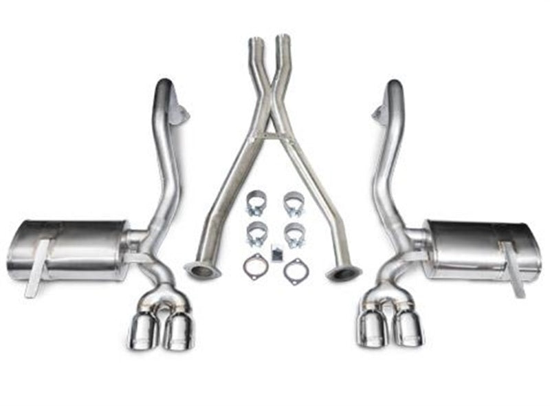 Corsa 97-04 Chevrolet Corvette C5 Z06 5.7L V8 Polished Xtreme Cat-Back + XO Exhaust-thumbmail-1