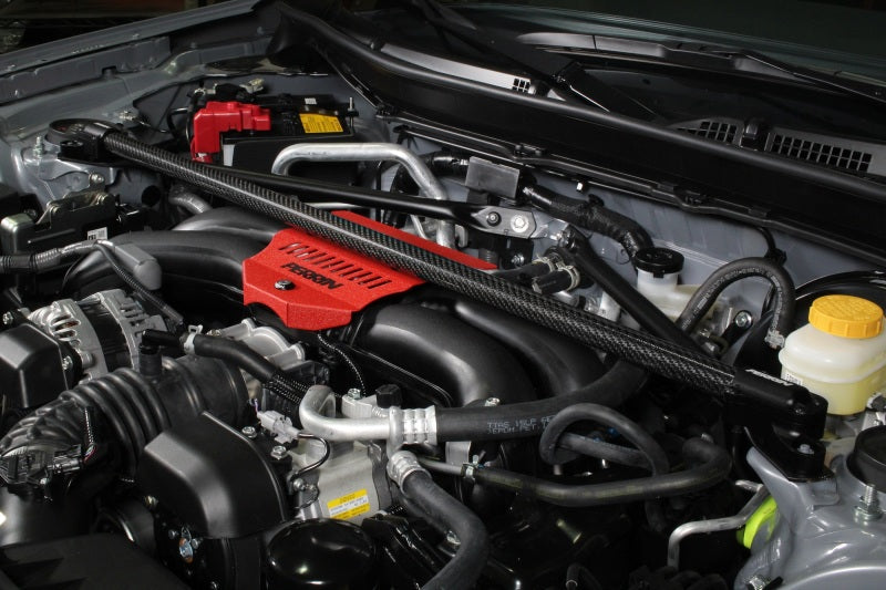 Perrin 2013+ BRZ/FR-S/86/GR86 Front Strut Brace - Carbon Fiber (Req. Removal of OEM Engine Cover)-thumbmail-5