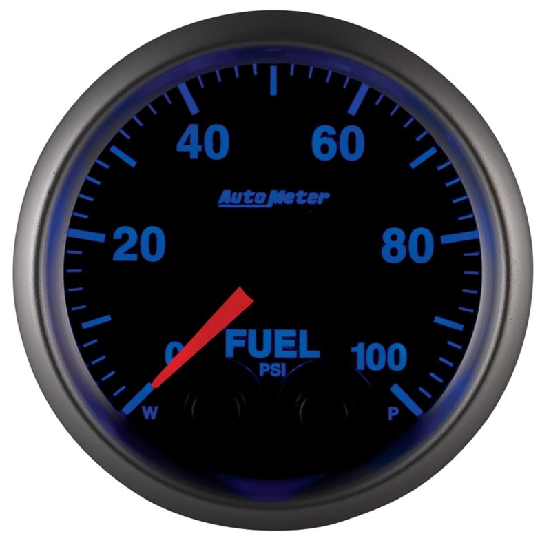Autometer Elite 52mm 0-100 PSI Fuel Pressure Peak & Warn w/ Electronic Control Gauge-thumbmail-5