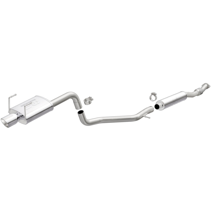 MagnaFlow 12 Fiat 500 L4 1.4L Single Straight D/S Rear Exit SS Catback Perf Exhaust-thumbmail-3