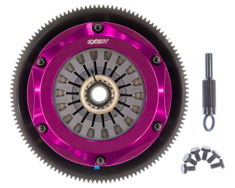 Exedy 1993-1995 Mazda RX-7 R2 Hyper Twin Cerametallic Clutch Sprung Center Disc Pull Type-thumbmail-5
