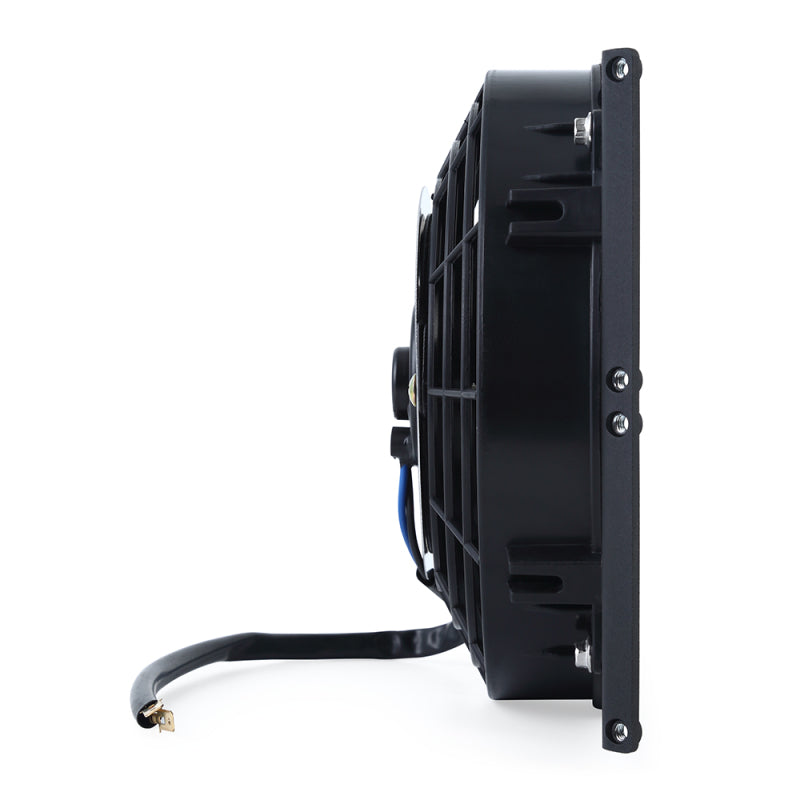 Mishimoto Universal 10in. Heavy-Duty Oil Cooler Fan Shroud - Micro Wrinkle Black-thumbmail-4