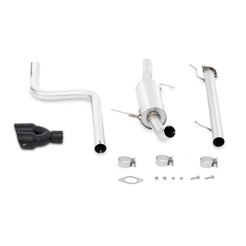 Mishimoto 14-16 Ford Fiesta ST 1.6L 2.5in Stainless Steel Cat-Back Exhaust w/ Black Tips-thumbmail-7