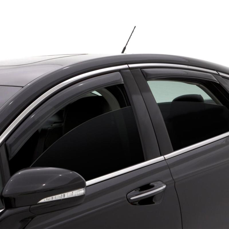 AVS 15-18 Ford Edge Ventvisor In-Channel Front & Rear Window Deflectors 4pc - Smoke-thumbmail-7