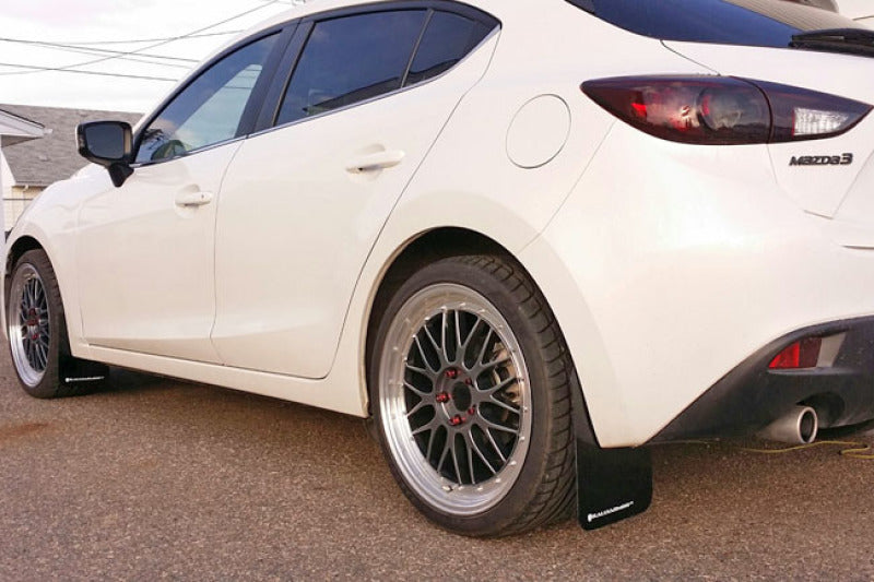 Rally Armor 14-18 Mazda 3/Speed3 Red UR Mud Flap w/ White Logo-thumbmail-6