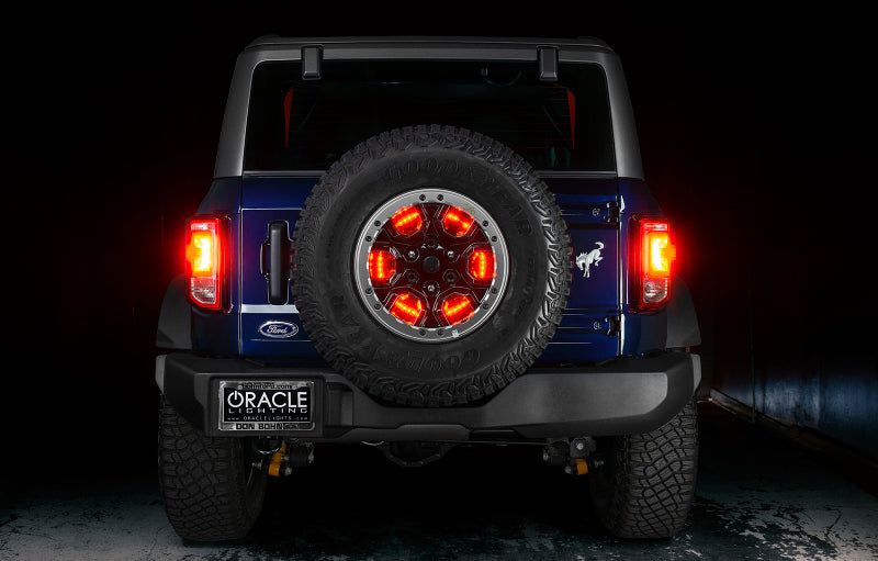 Oracle LED Illuminated Wheel Ring 3rd Brake Light - Red-thumbmail-11