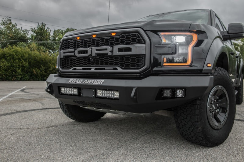 Road Armor 17-20 Ford Raptor Stealth Front Non-Winch Bumper - Tex Blk-thumbmail-6