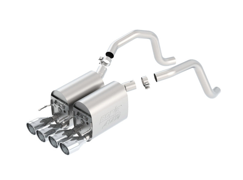 Borla 05-08 Chevrolet Corvette Coupe/Conv 6.0L/6.2L 8cyl Aggressive ATAK Exhaust (rear section only)-thumbmail-2