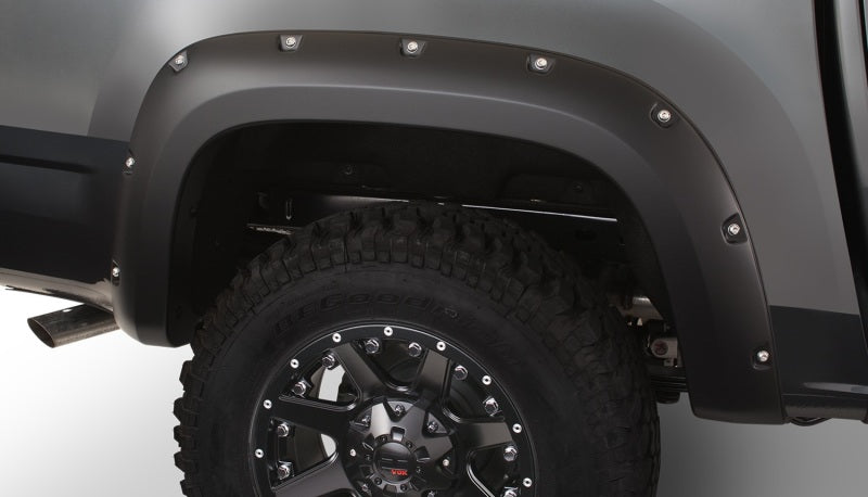 Bushwacker 15-18 GMC Canyon Fleetside Pocket Style Flares 2pc 74.0in Bed - Black-thumbmail-2