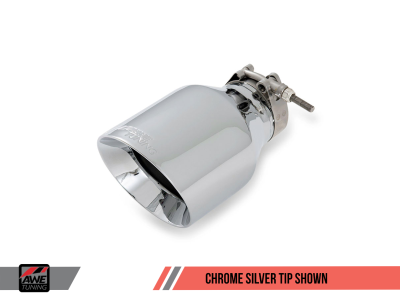 AWE Tuning VW MK7 Golf 1.8T Track Edition Exhaust w/Chrome Silver Tips (90mm)-thumbmail-4