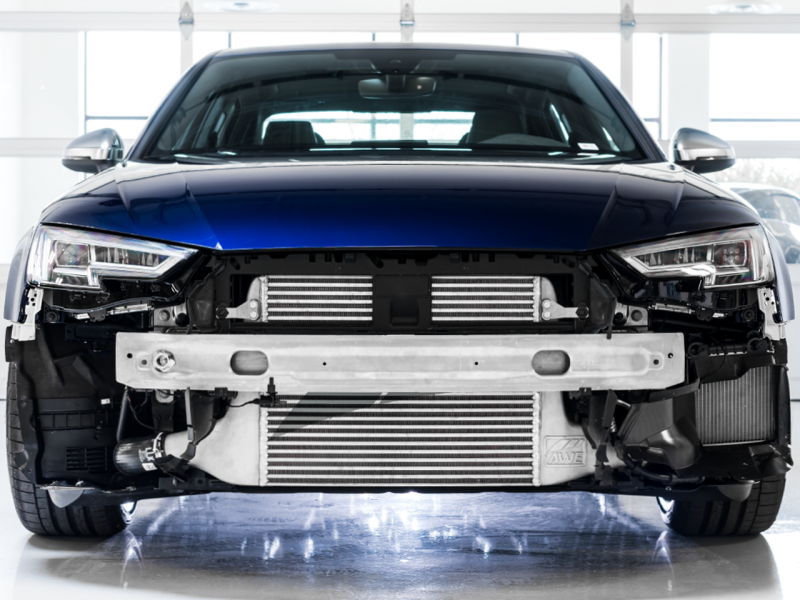 AWE Tuning 2018-2019 Audi B9 S4 / S5 Quattro 3.0T Cold Front Intercooler Kit-thumbmail-6