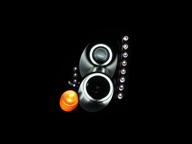 ANZO 2003-2007 Infiniti G35 Projector Headlights w/ Halo Black (CCFL) (HID Compatible)-thumbmail-11