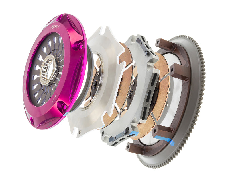 Exedy 2008-2015 Mitsubishi Lancer Evolution GSR L4 Hyper Twin Cerametallic Clutch Sprung-thumbmail-4