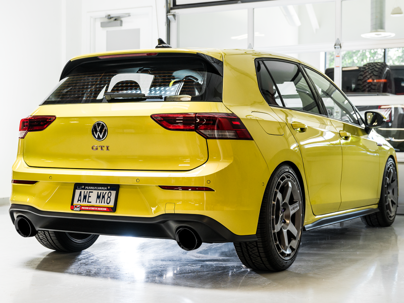 AWE 2022 VW GTI MK8 Touring Edition Exhaust - Diamond Black Tips-thumbmail-8