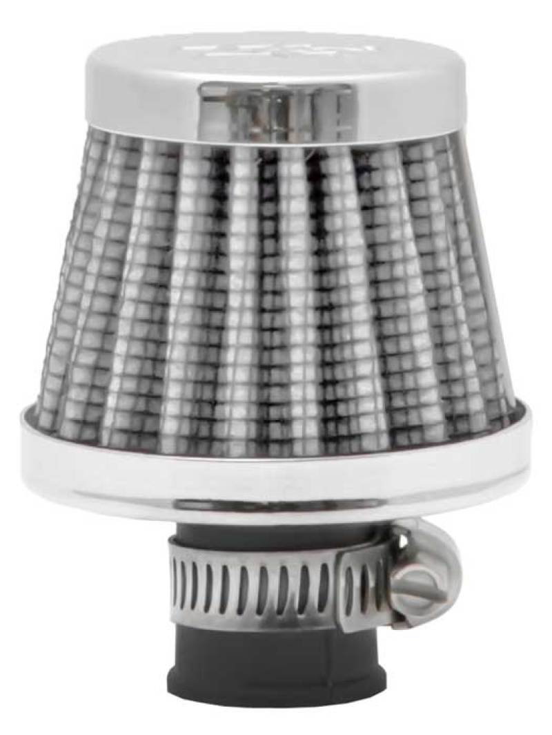 K&N 2in Base OD x .375in Flange ID x 1.75in H Rubber Base Crankcase Vent Filter - White-thumbmail-10