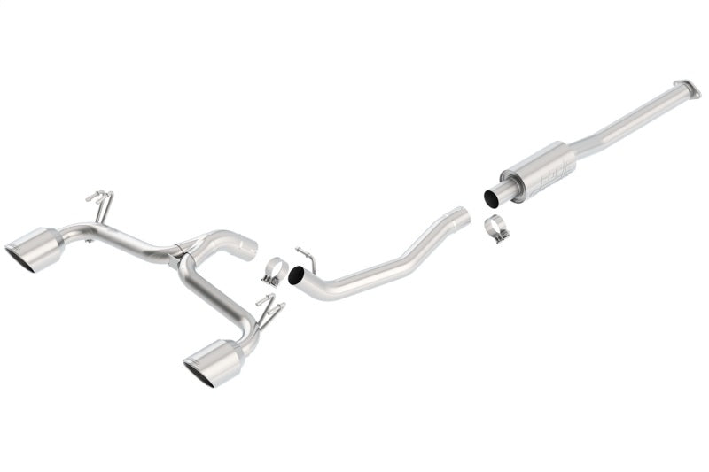 Borla 09-15 Mitsubishi Lancer Ralliart 2.0L 4cyl MT 6spd AWD Catback Exhaust-thumbmail-2