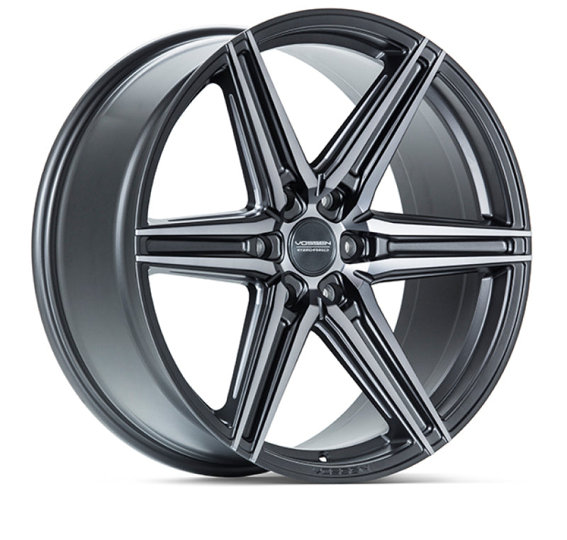 Vossen HF6-2 22x9.5 / 6x135 / ET20 / Deep Face / 87.1 - Tinted Matte Gunmetal Wheel-thumbmail-1