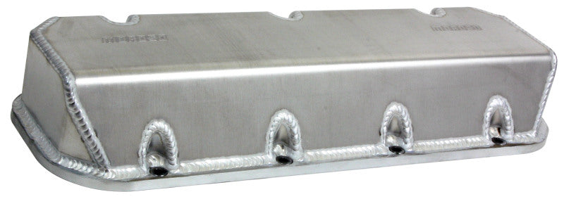 Moroso Chevrolet Big Block Valve Cover w/Billet Rail - Steel Inserts - Aluminum - Pair-thumbmail-1