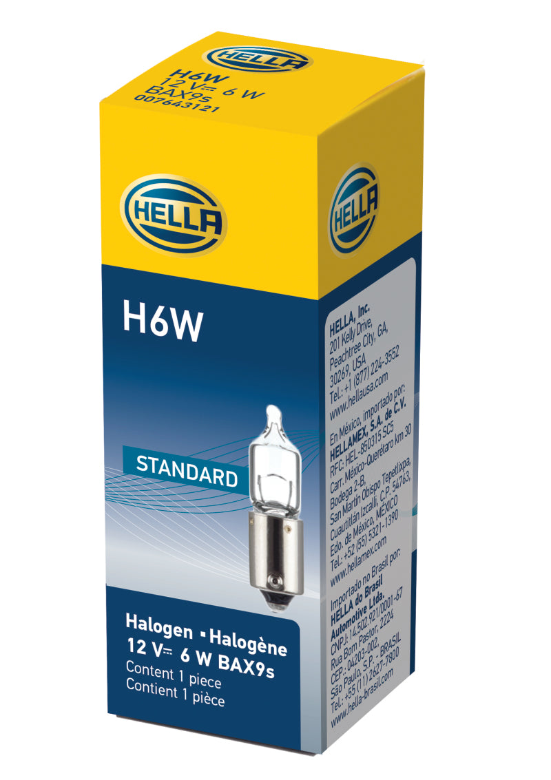 Hella Bulb H6W 12V 6W BAX9s T2.75-thumbmail-6