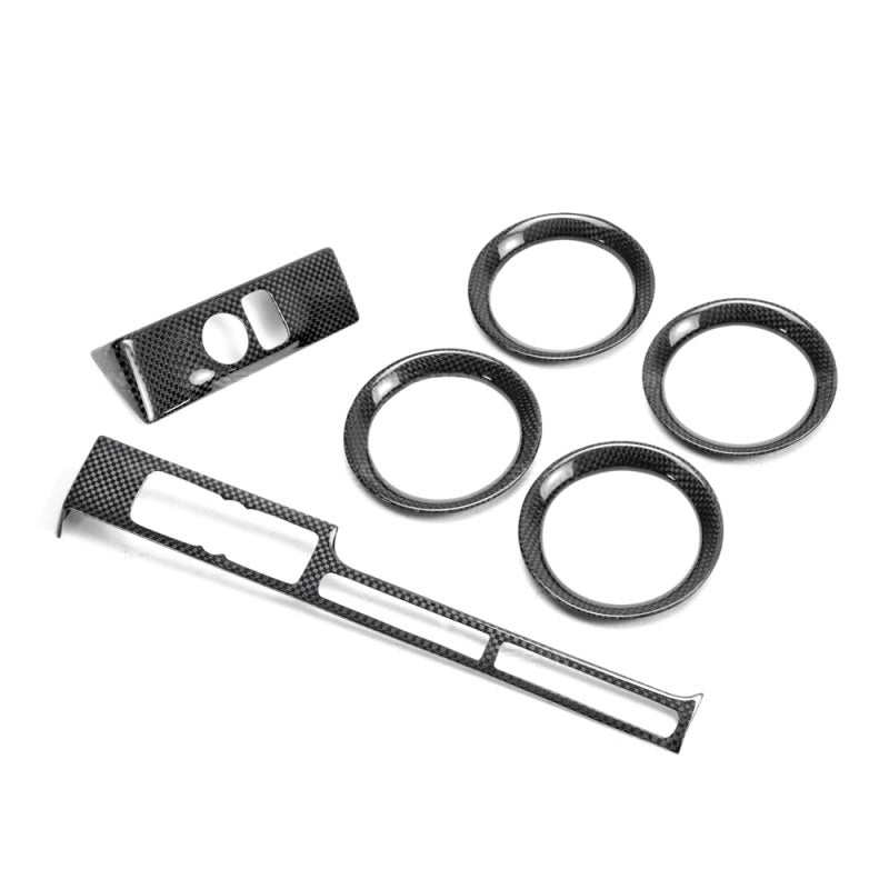 Seibon 09-14 Nissan GTR Carbon Fiber Interior Center Control Trim (6 pcs)-thumbmail-3