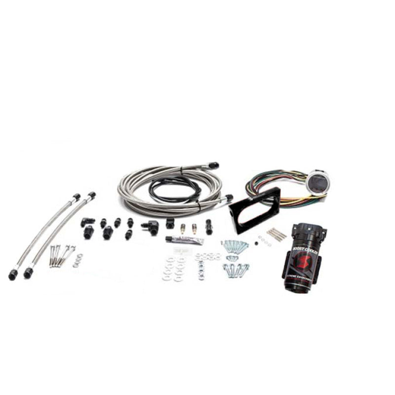 Snow Performance 05-10 Mustang Stg 2 Boost Cooler Water Inj Kit (SS Brded Line/4AN Fitting) w/o Tank-thumbmail-1