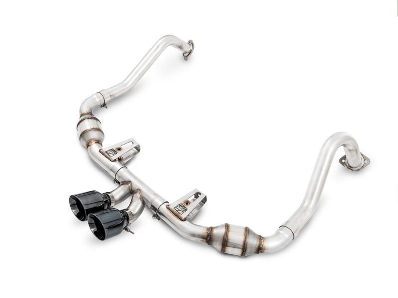 AWE Tuning Porsche 718 Boxster / Cayman Touring Edition Exhaust - Diamond Black Tips-thumbmail-5