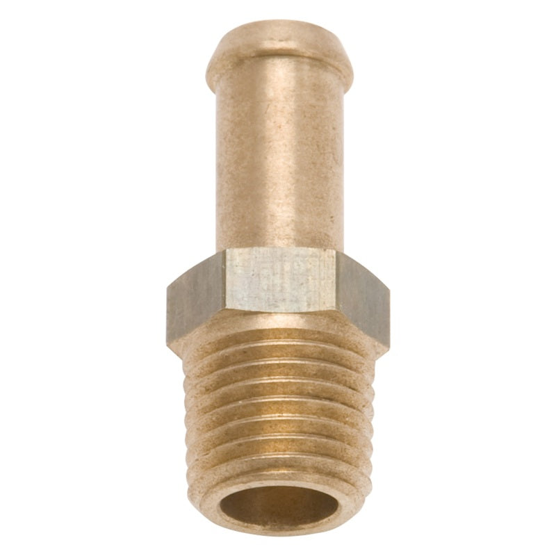 Edelbrock Fitting 1/4-18 NPT X 3/8In Single Barb Brass-thumbmail-2