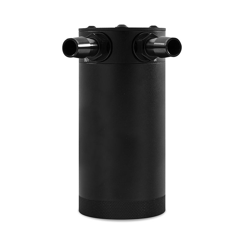 Mishimoto 2-Port Universal XL Baffled Catch Can - Black-thumbmail-3
