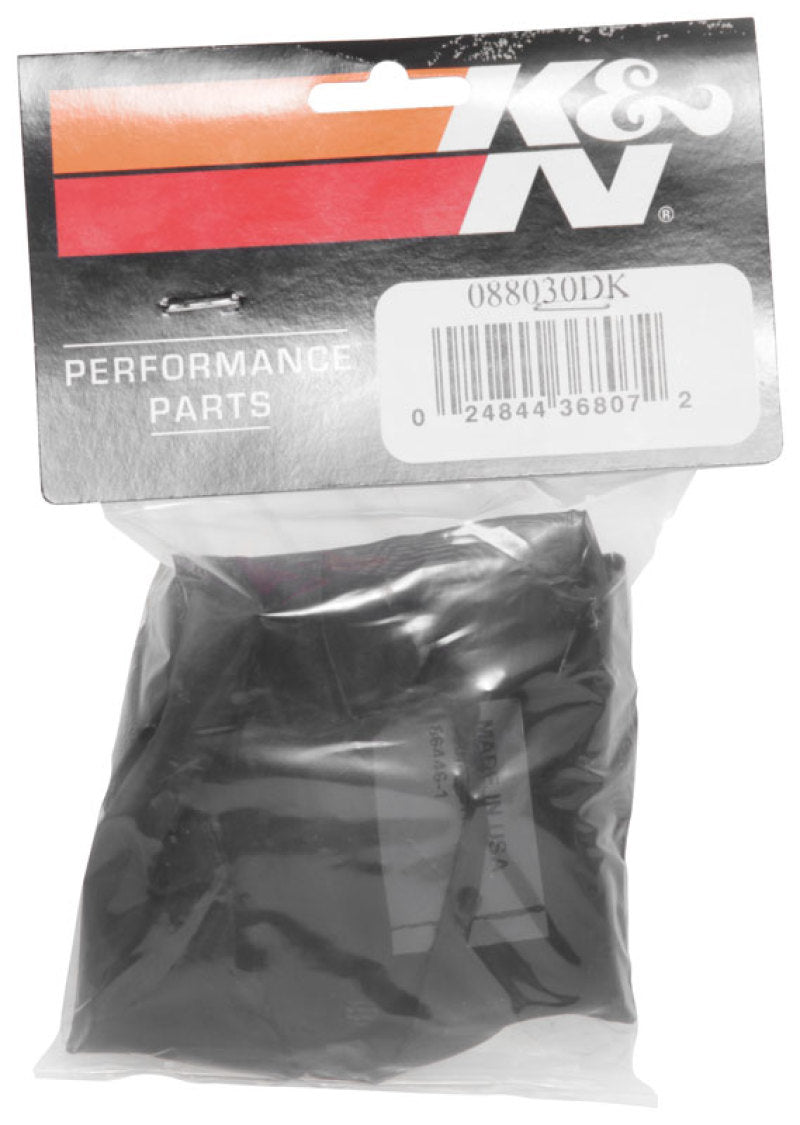 K&N Drycharger Air Filter Wrap 8-3/4in X 10-1/4in X 3in Black-thumbmail-4