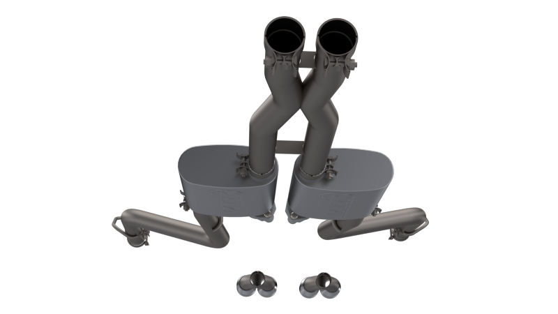 QTP 15-18 Dodge Challenger 6.2L/6.4L 304SS Screamer Cat-Back Exhaust w/3in Tips-thumbmail-3