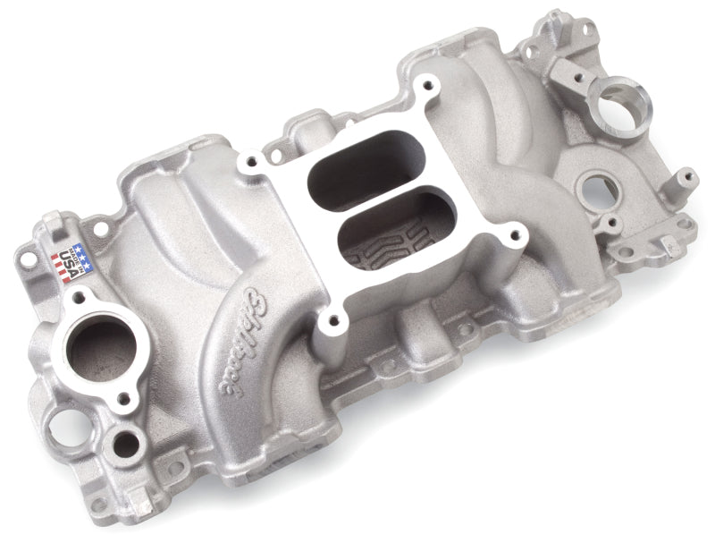 Edelbrock Intake Manifold Single Quad Perf RPM Chevrolet 348/409 Inwin Big Block Small Port-thumbmail-10