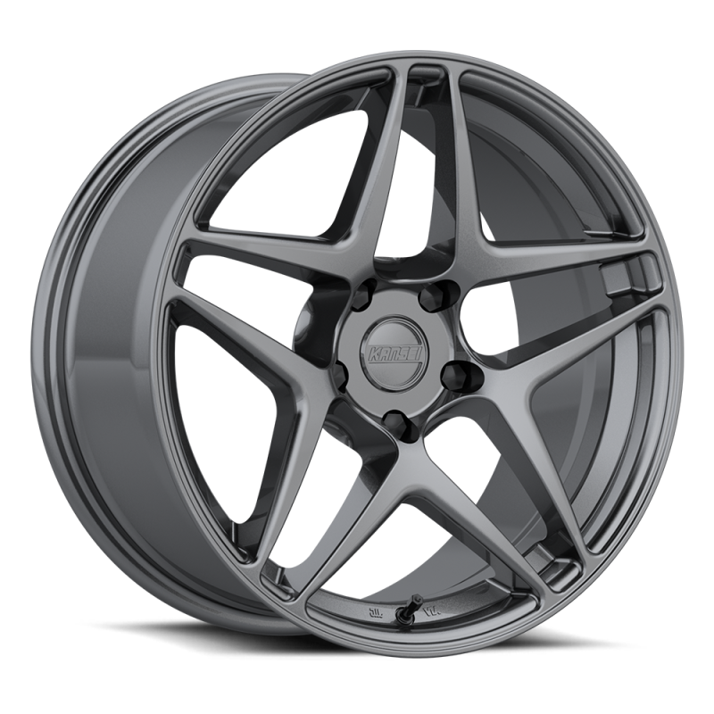 Kansei K15G Astro 18x9.5in / 5x100 BP / 35mm Offset / 73.1mm Bore - Gunmetal Wheel-thumbmail-1