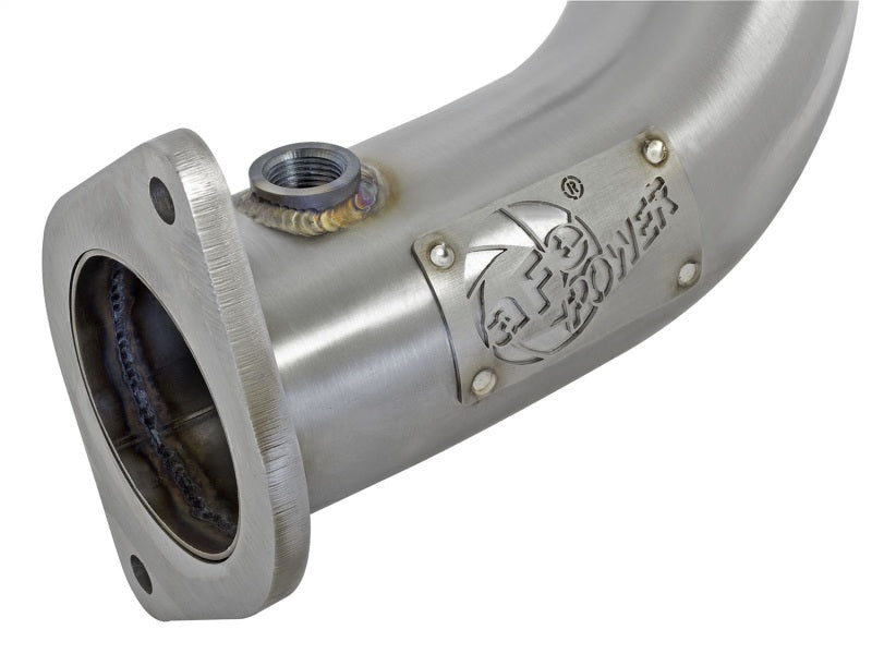 aFe Twisted Steel Down-Pipe Catted 13-16 Cadillac ATS L4-2.0L (t)-thumbmail-6